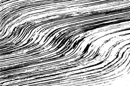 Wave Stripe Background - simple texture for your design. Wavy grunge overlay texture. Distressed artistic overlay template. EPS10 vector.のイラスト素材