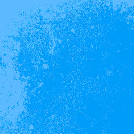 Distress urban used texture. Grunge rough dirty blue square background. Brushed paint cover. Overlay aged grainy messy template. Renovate wall frame grimy backdrop. Empty aging element. EPS10 vectorのイラスト素材