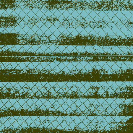 Distress green retro aged texture for your design. Empty vintage grunge color square background, EPS10 vector illustration.のイラスト素材