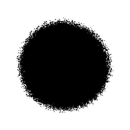 Distress Round Spot Grunge Stamp Texture. Circle shaded Bold background. Badge, icon, logo or label template. EPS10 vectorのイラスト素材