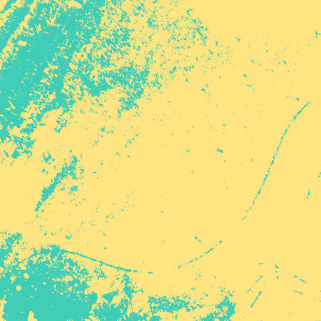 Distressed Grunge Yellow color texture. Empty damaged and scratchy painted background. EPS10 vectorのイラスト素材