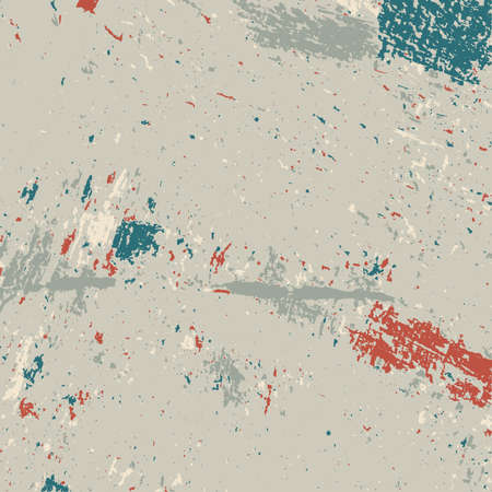Brushed brown paint cover. Empty aging design element. Grunge rough dirty background. Overlay aged grainy messy template. Distress urban used texture.のイラスト素材