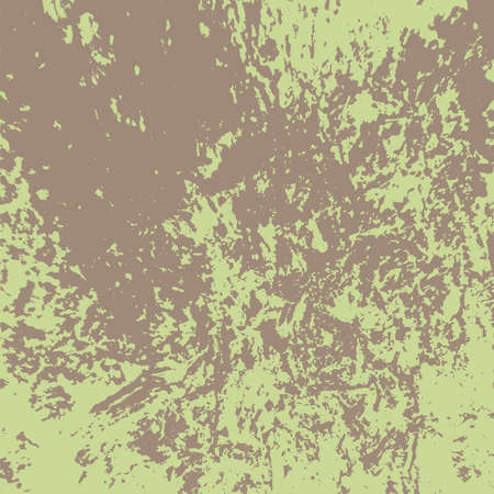Dirty rustic rough empty cover template. Distressed spray green grainy back texture. Grunge dust messy background. Aged splatter crumb wall backdrop. Weathered aging design element. EPS10 vectorのイラスト素材
