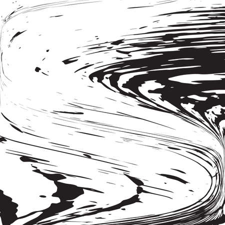 Wavy grunge overlay texture. Wave Stripe Background - simple texture for your design. Distressed artistic overlay template. EPS10 vector.のイラスト素材