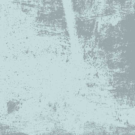 Distress blue urban used texture. Brushed paint cover. Empty aging design element. Grunge rough dirty background. Overlay aged grainy messy template. Renovate wall frame grimy backdrop. EPS10 vectorのイラスト素材