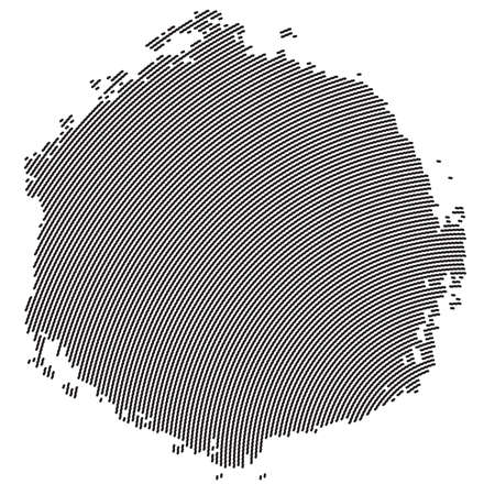 Distressed bold stamp texture. Circular crayon charcoal background. Empty hi-quality element. Grunge circle overlay mockup.のイラスト素材