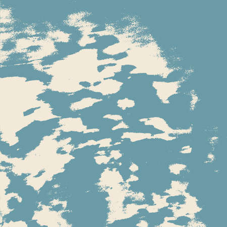 Dirty rustic rough empty cover template. Distressed spray green grainy back texture. Grunge dust messy background. Aged splatter crumb wall backdrop. Weathered aging design element. EPS10 vectorのイラスト素材