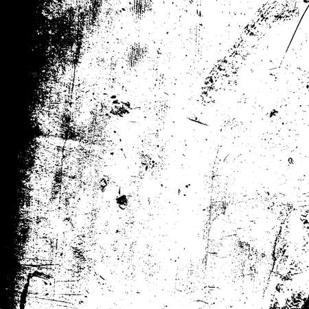 Distress urban used texture. Grunge rough dirty background. Brushed black paint cover. Overlay aged grainy messy template. Renovate wall scratched backdrop. Empty aging design element. EPS10 vectorのイラスト素材