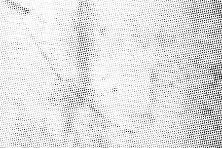 Distress grunge halftone overlay texture. Dirty noise aging pop art design template. EPS10 vector.