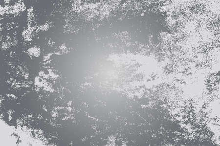 Cement overlay background. Distress Grey Grainy Texture. Beton grunge backdrop. Empty Weathered Concrete wall Element. EPS10 vector.のイラスト素材