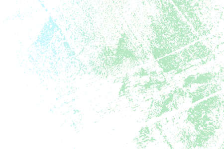 Distress green background. Grunge dirty texture. Damaged painted color painted wall. Creative peeled design template. EPS10 vector.のイラスト素材