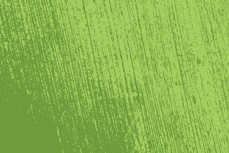 Damaged painted color painted wall. Distress green background. Grunge dirty texture. Creative peeled design template. EPS10 vector.のイラスト素材