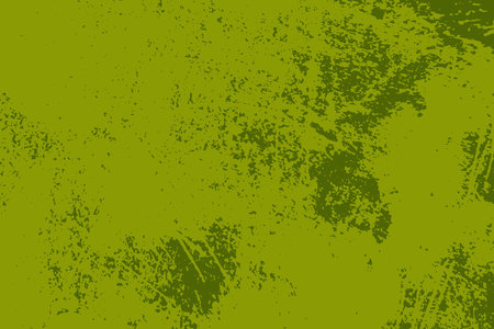 Distress Green Messy Grunge Texture. Empty Design Element. Rustic color weathered background. Aged peeled paind artistic template. EPS10 vector.のイラスト素材