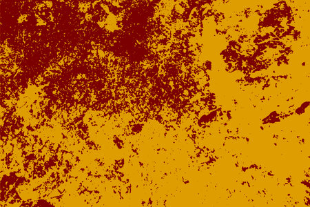 Empty grunge yellow color background. Distressed Orange Color Texture with peeled paint and...