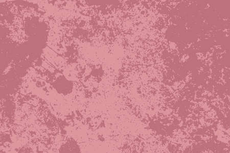 Distressed spray grainy violet texture. Grunge dust messy background. Dirty powder rough empty cover template. Aged splatter crumb wall backdrop. Weathered drips aging design element.のイラスト素材