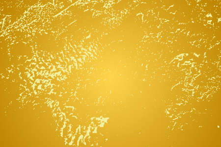 Empty grunge yellow color background. Distressed Orange Color Patina Texture with peeled paint and scratches.のイラスト素材