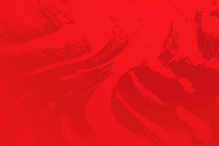 Red aged grainy messy template. Distress urban used texture. Grunge rough dirty background. Brushed color paint cover. Renovate wall scratched backdrop. Empty aging design element.のイラスト素材