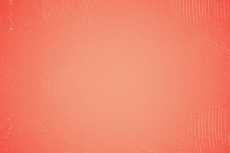 Red aged grainy messy template. Distress urban used texture. Grunge rough dirty background. Brushed color paint cover. Renovate wall scratched backdrop. Empty aging design element.のイラスト素材