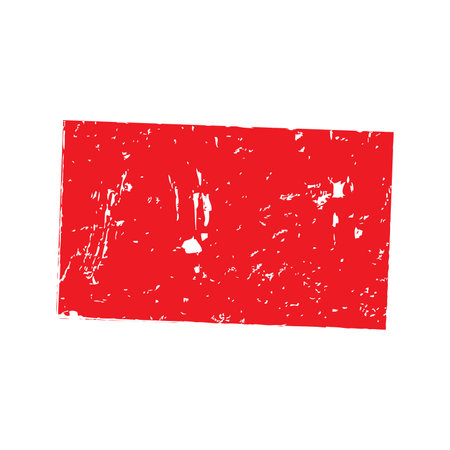 Distress Stamp Red Color. Rectangle grunge stamp. grunge texture. Distressed Element. Vector distressed texture.のイラスト素材