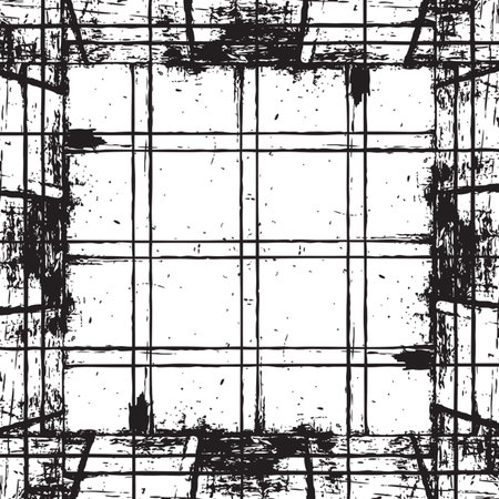 Grid distress overlay texture for your design. EPS10 vector.のイラスト素材