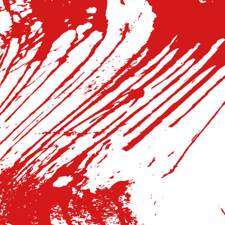 Distress Overlay Drip Dirty Paint Red Color Texture For Your Design.のイラスト素材