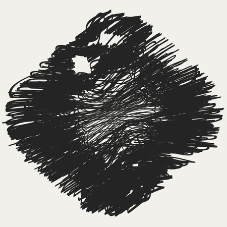 Distressed Circle Stamp Vector Black Color Overlay Textures. Thin And Bold Grunge distress Template background For your design.のイラスト素材