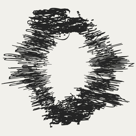 Distressed Circle Stamp Vector Black Color Overlay Textures. Thin And Bold Grunge distress Template background For your design.のイラスト素材