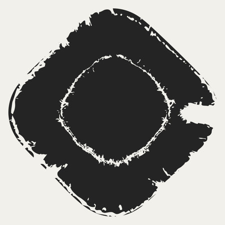 Distressed Circle Stamp Vector Black Color Overlay Textures. Thin And Bold Grunge distress Template background For your design.のイラスト素材