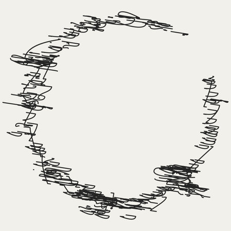 Distressed Circle Stamp Vector Black Color Overlay Textures. Thin And Bold Grunge distress Template background For your design.のイラスト素材