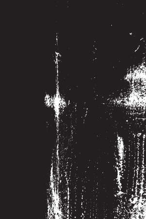 Distress urban used texture. Grunge rough dirty background. Brushed black paint cover. Overlay aged grainy messy template. Renovate wall frame grimy backdrop. Empty aging design element.  vector.のイラスト素材