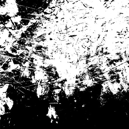 Distress Grainy Black Overlay Textureのイラスト素材