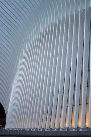 The Oculus architecture from outside, New York City, USAのeditorial素材