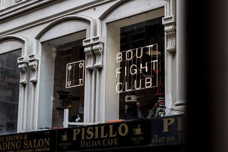 Fight Club Gym in Manhattan Downtown, New York City, USAのeditorial素材