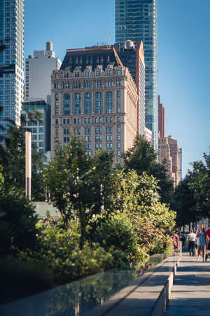Building next to the Ground Zero Memorial, World Trade Center, Manhattan, New York City, USAのeditorial素材
