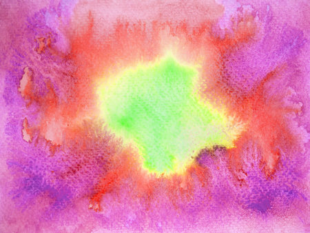 red root chakra color reiki mind spiritual health healing holistic energy watercolor painting art illustration design universe abstract background galaxy space rainbow texture fantasyの写真素材