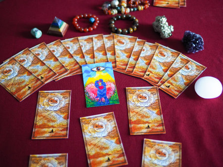 The lover heart love tarot card magic reading fortune esoteric teller witchcraft astrology...