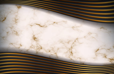 Luxury background, Abstract marble decoration, golden pattern. Luxury Black White Gold Marble...