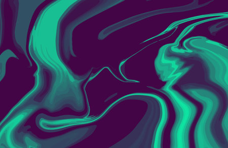 Abstract duotone liquid marble texture background. Trendy Agate Marbling wallpaper design with natural luxury style swirls of marbleのイラスト素材