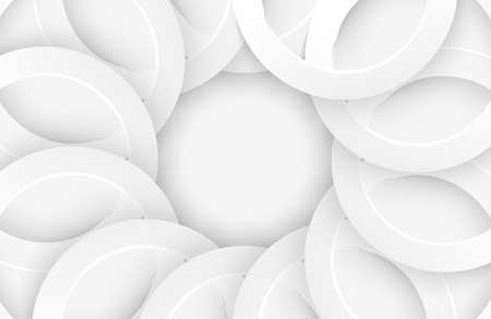Abstract shape white backgroundのイラスト素材