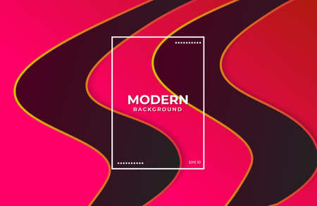 Elegant background with fluid shapes in black red colorのイラスト素材