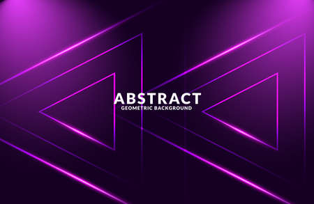 Dark purple Realistic abstract Geometric backgroundのイラスト素材