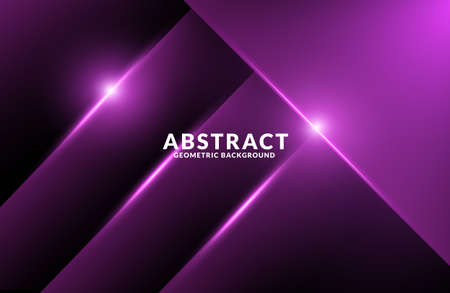 Dark purple Realistic abstract Geometric backgroundのイラスト素材