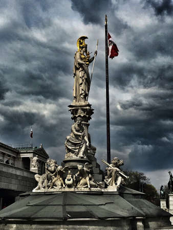 Statue in Viennaのeditorial素材