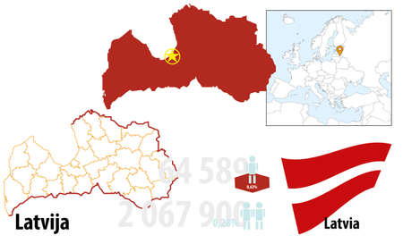 Latviaのイラスト素材