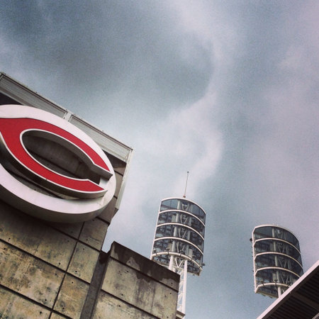 Gloomy day at GABP
