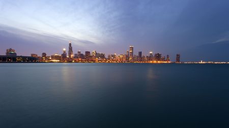 Downtown Chicagoの写真素材