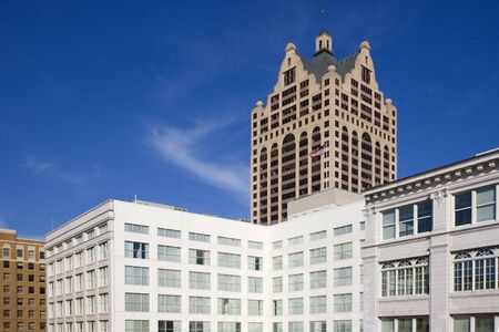 Downtown Milwaukee, Wisconsin.の写真素材