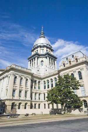 State Capitol of Illinois in Springfield.の写真素材