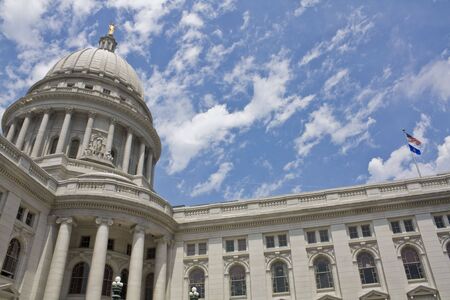 State Capitol of Wisconsin in Madison.の写真素材