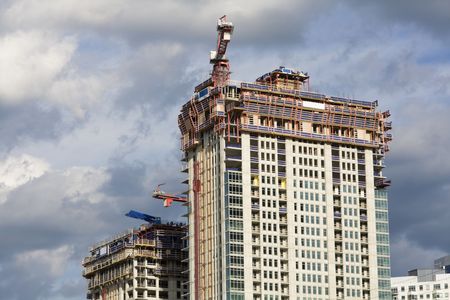 New constructions in Chicago, Illinois.の写真素材